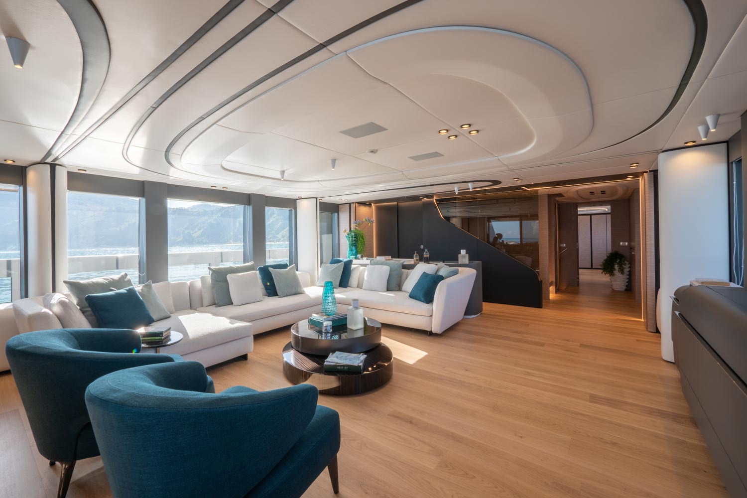 Yacht Interior Large Spaces